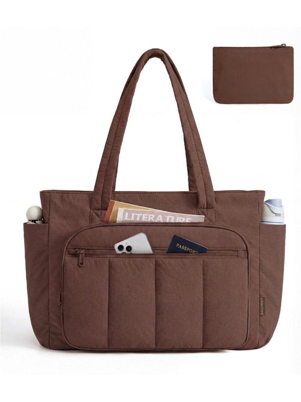 Stylish Women's Tote Bag Set | 2-Piece Work & Travel Bags | 15.6'' Laptop, 20L